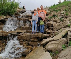 Водопад около села Сырейка Кинельского района Самарской области. Немцова Екатерина Дмитриевна, июль 2020