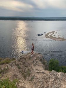 Вид с Лысой горы, г. Самара. Сокольи горы. Мишутина П.Г., май 2020